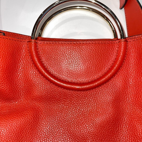 Liebeskind Ravenna Ring Bag in Orange Red Two Way Bag NWOT - Picture 11 of 14